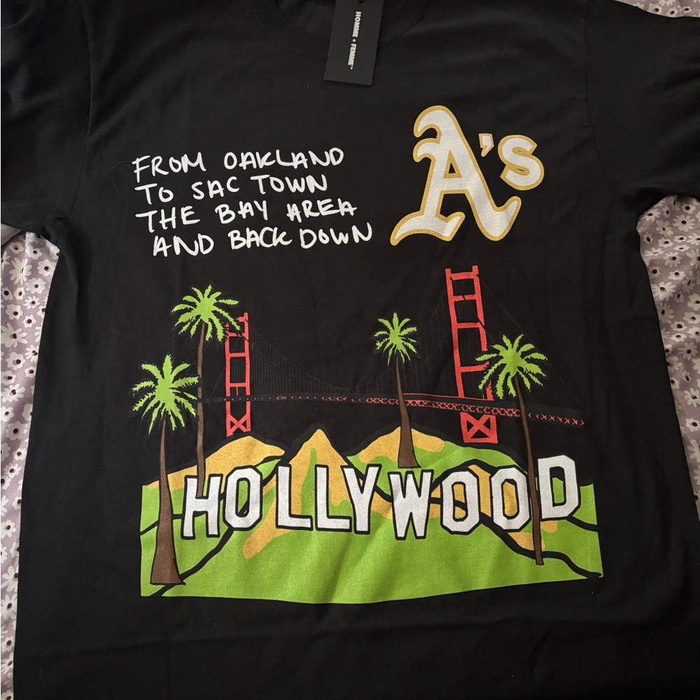 Homme + Femme Black Biggie and Tupac Hollywood NYC Tee Shirt